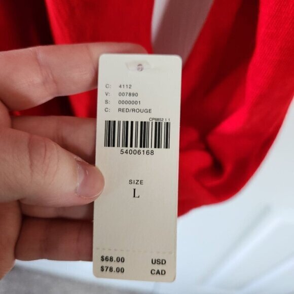 Maeve by Anthropologie Red Long Sleeve Turtleneck Lightweight Sweater - Picture 4 of 10